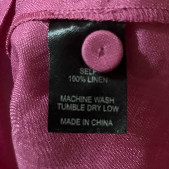 Cynthia Rowley linen camp shirt - Picture 6 of 7